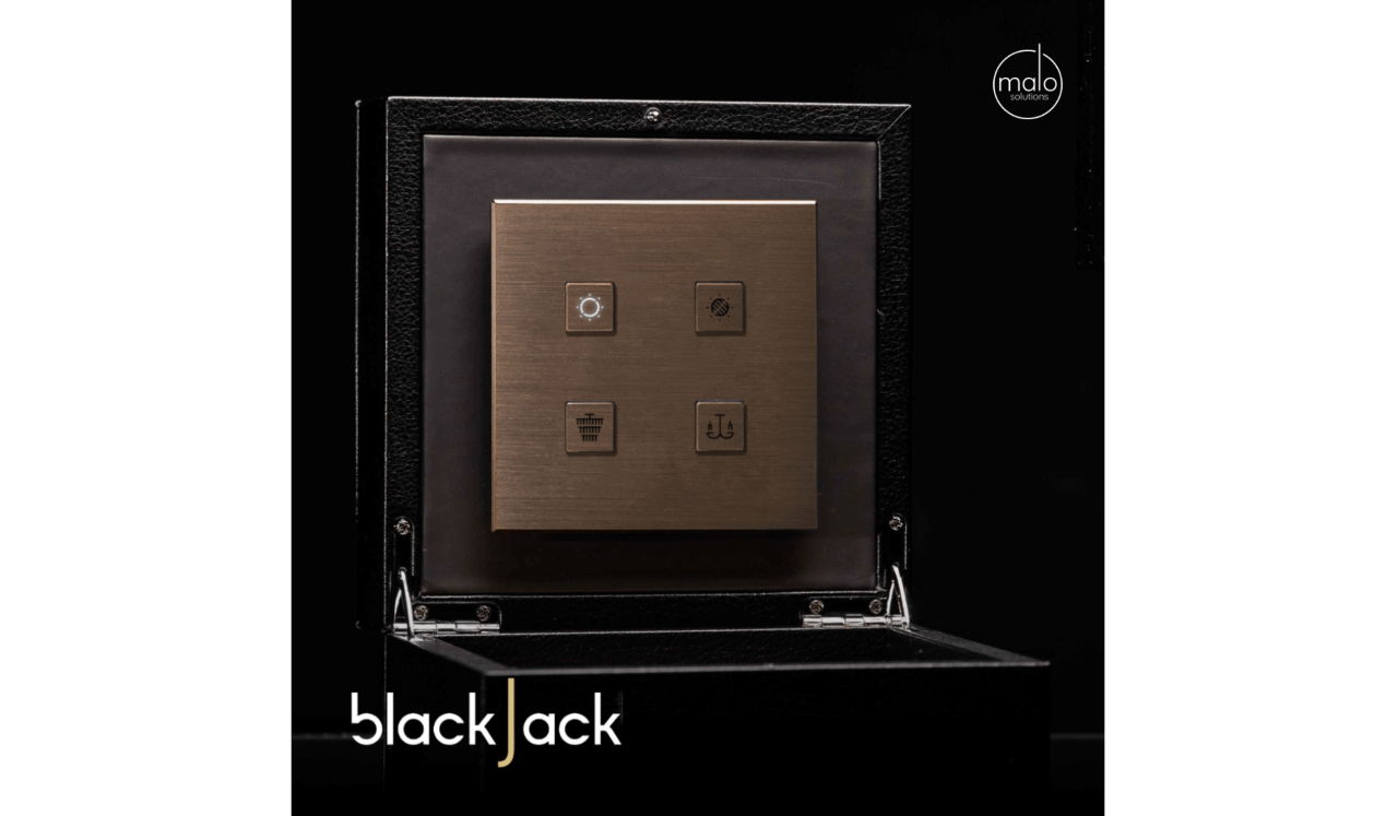 Keypad Black Nova - Dòng BLACK JACK nút vuông | malo solutions